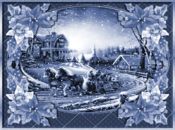 Коледна анимирана картичка-зимно вълшебство!
