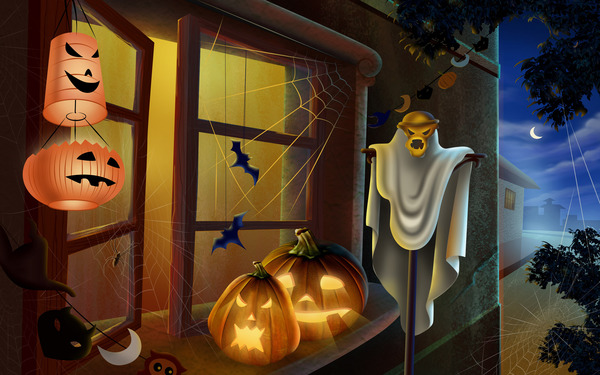 Картичка Хелоуин нощ!