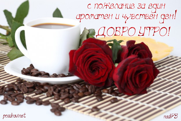 Кафе и рози